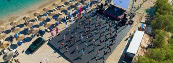 Athens Fitness Festival dance stage