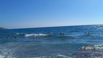 swimming