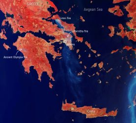 Greece wildfires 2021
