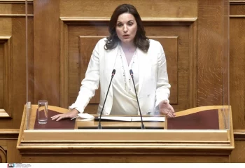 Greek Tourism Minister Olga Kefalogianni