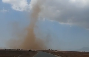 yellow weather warning: Whirlwind Nicosia