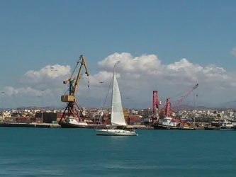 The Central Port Authority of Heraklion has announced a yellow fire danger warning for tomorrow, Friday, July 12.