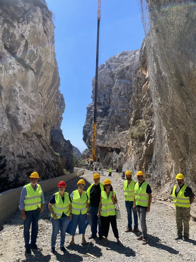 Maria Lioni Oversees €2M Kotsifou Gorge Repair Effort