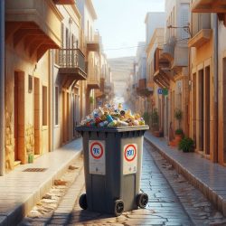 garbage bin AI rendition