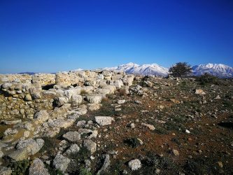 Crete winter with White Mountains