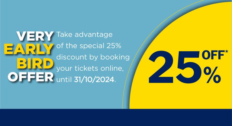 Early bird offer.