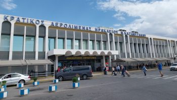 Heraklion International Airport departures terminal