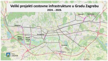 Major road infrastructure projects in the City of Zagreb 2024-2028