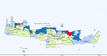 Special Spatial Plan for Tourism in Crete map