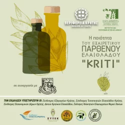 The quality of EXTRA VIRGIN OLIVE OIL Kriti
