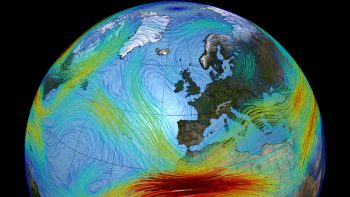 polar jet stream over Europe