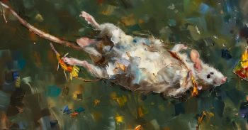dead rat illustration