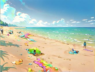 A section of Skaleta Beach