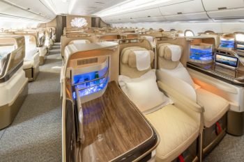 Airbus A350-900 Emirates Business Class