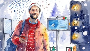 American Airlines technology illustration