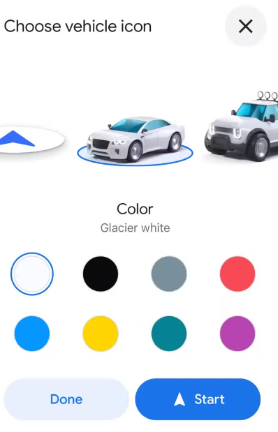 Google Maps may soon offer more vehicle icon options