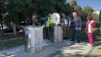 Heraklion’s new underground bins