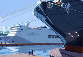 Panhellenic Maritime Federation strike illustration