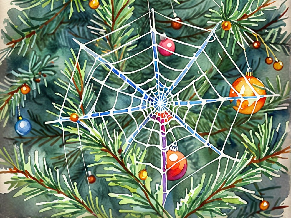 Spider Web Decorations in Ukraine