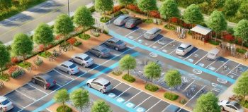 400-Space Parking Lot