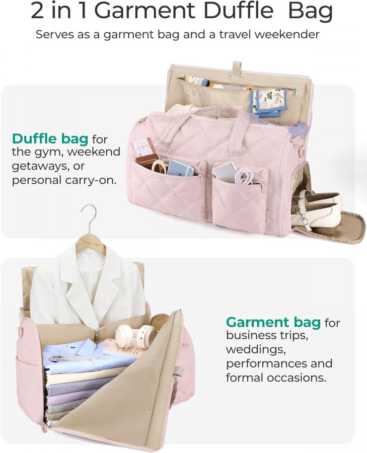 BAGSMART Garment Bag features