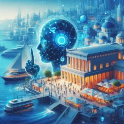 Greece as a Hub for AI Progress or Peril AI illustration
