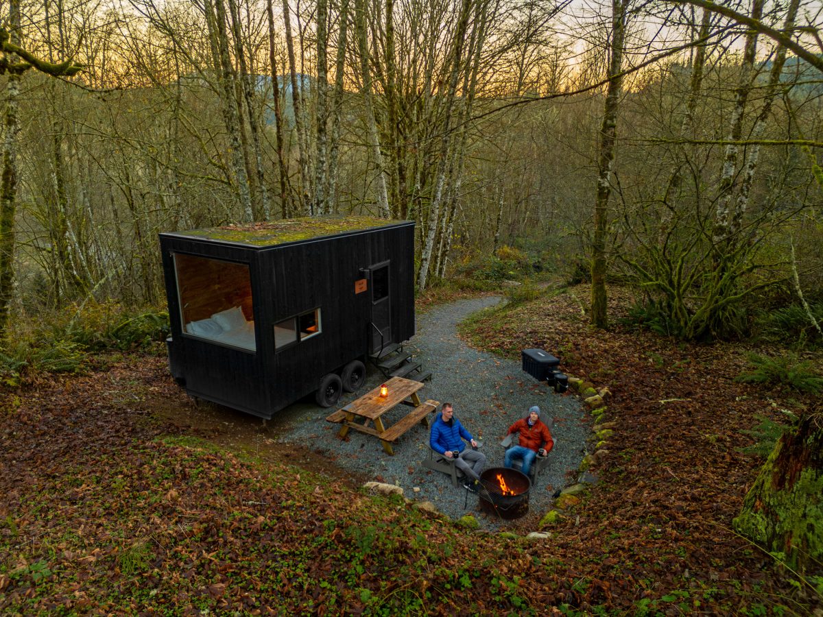By 2025, Postcard Cabins will become part of Marriott’s travel platforms, including the Marriott Bonvoy program.