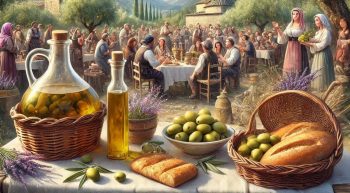 AI illustration for Delvina Olive Festival 2024