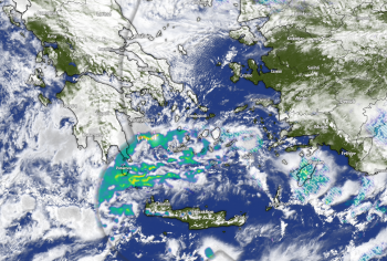 Current satellite over Greece