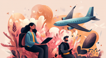 Flight Cancellation Compensation AI illustration