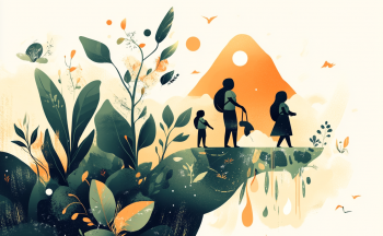 Green Tourism in Greece AI illustration