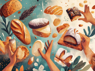 Hellenic National Bakery Team AI illustration