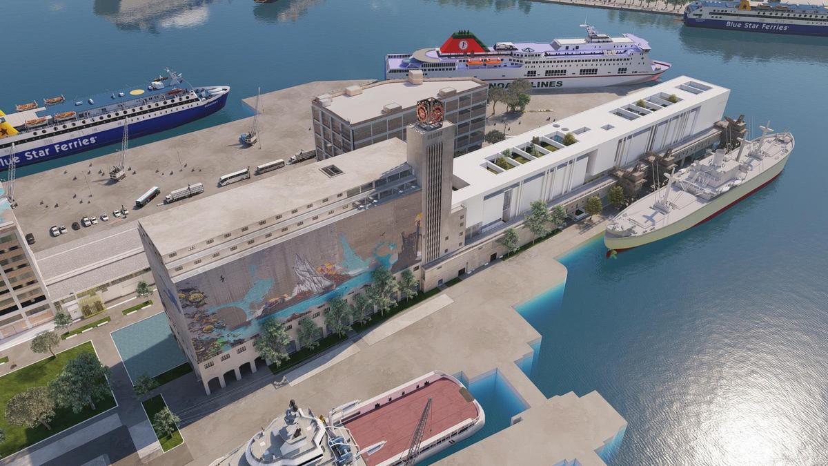 Photorealistic depiction of the Museum of Underwater Antiquities