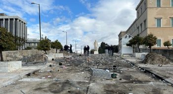 Vandals Strike Temple of Olympian Zeus and ODAP Store