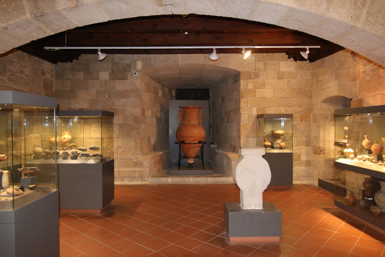 View of the exhibition section. Current situation.