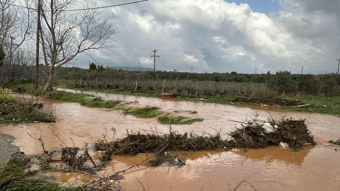 more road damage in Kastelli
