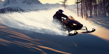 snowmobiling