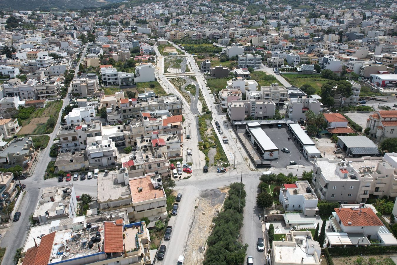 Eritrea Linear Park view from above