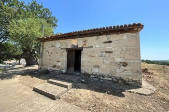 View of the exterior of the Church of Saint Athanasius of Alepochori in Evros