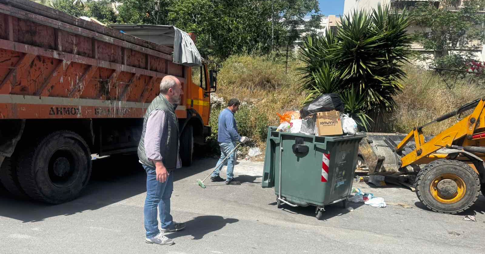 Heraklion cleaning interventions 