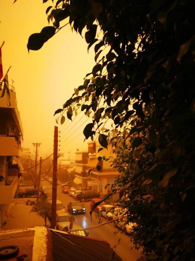 Khamsin skies on March 22, 2018