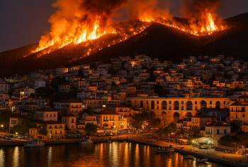 Kavala ablaze