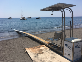 Santorini SEATRAC beach view