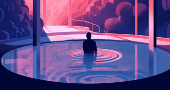 thermal tourism AI illustration