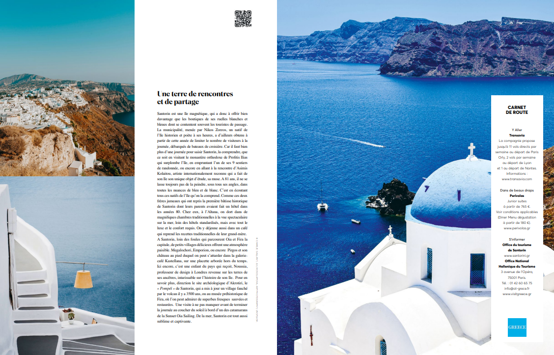 Désirs de Voyages Santorini last pages