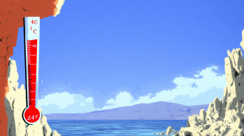 new heat wave Greece AI illustration