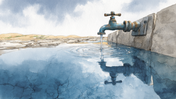 Andros water scarcity