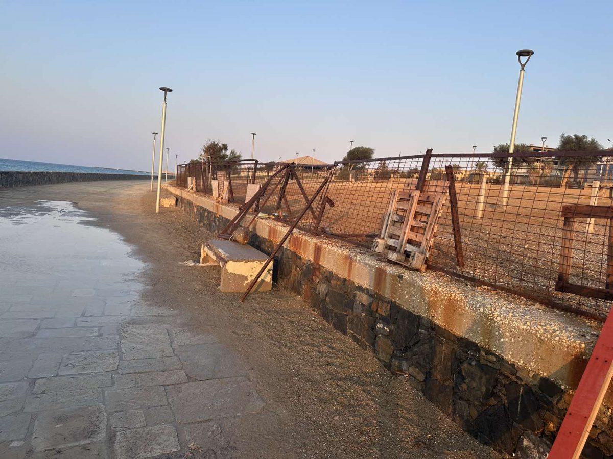 Karavolas Beachfront view.