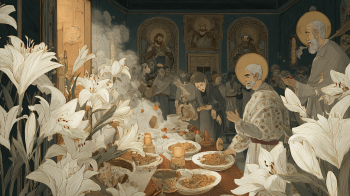 Panagiás tou Chárou AI illustration