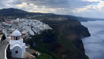 landslide risks at Santorini caldera